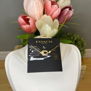 Coach Gold Pave Signature Bracelet